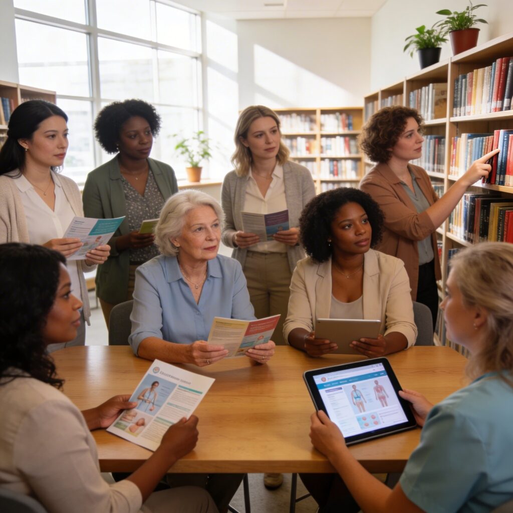 health resources, medical guides, women's wellness tools