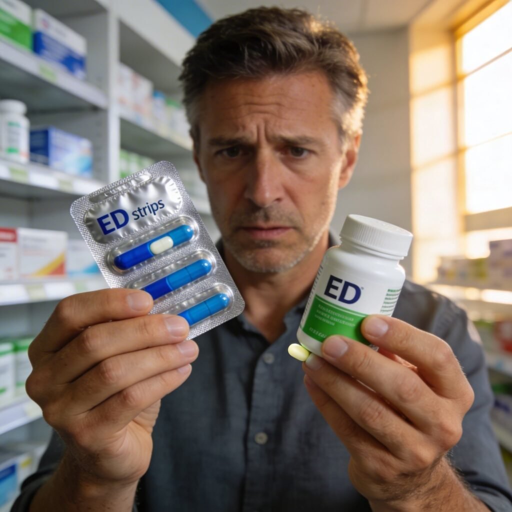 ED strips speed, faster onset, absorption, bioavailability