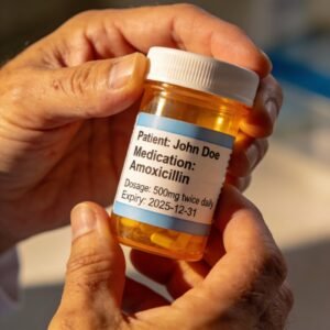 prescription reading, medication labels, dosage