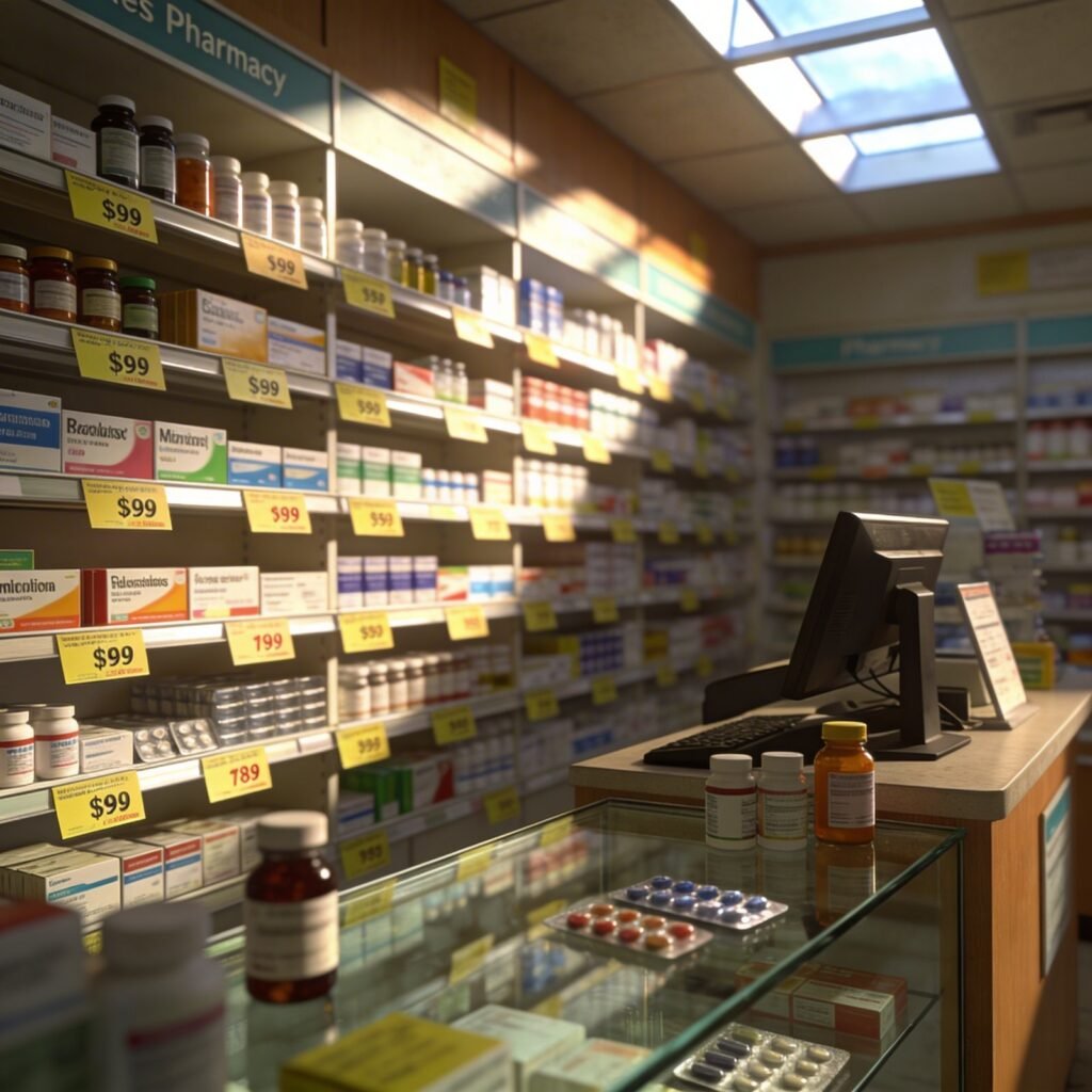 PBM costs, healthcare middlemen, drug supply chain