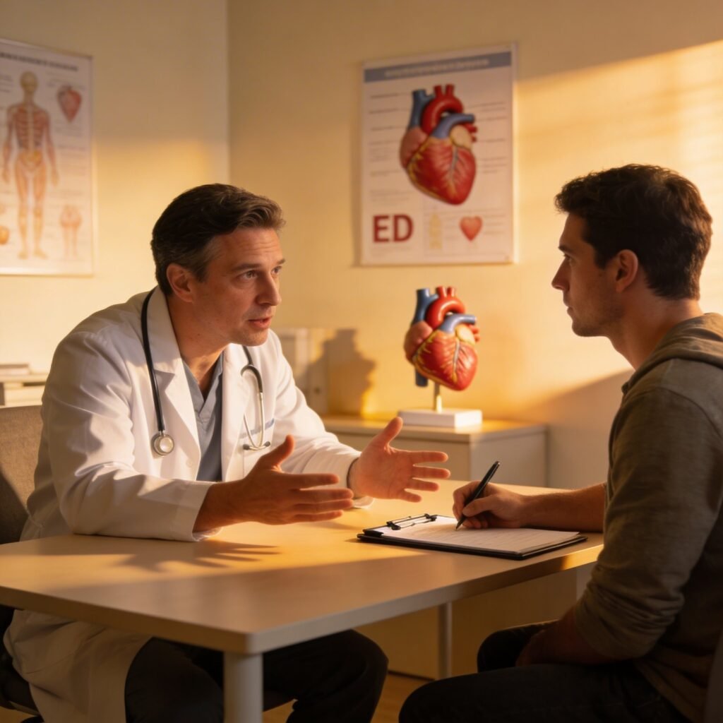 heart health ED, cardiovascular disease, prevention