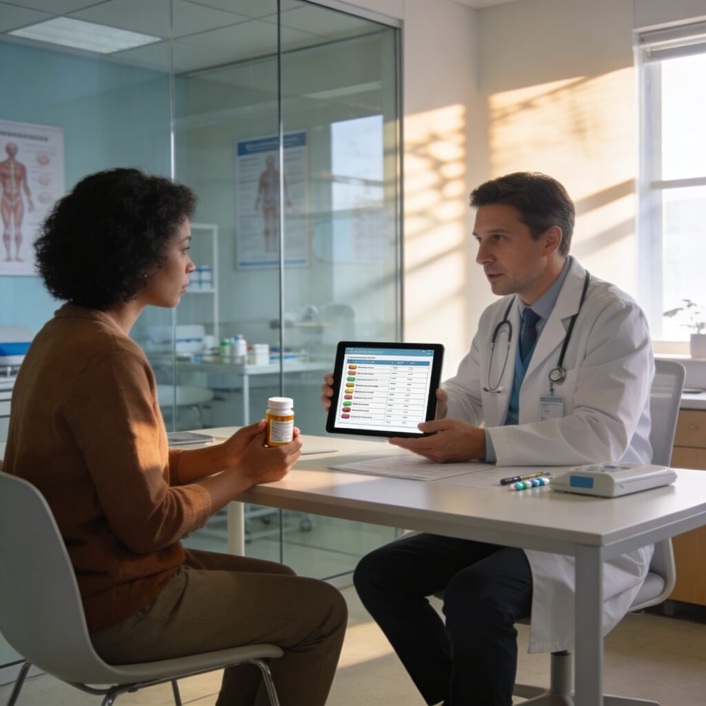 medication management, long-term planning, refills